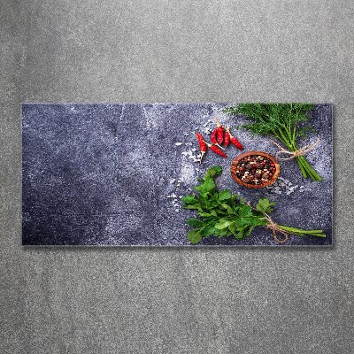 Bild auf Acrylglas Kräuter und Gewürze