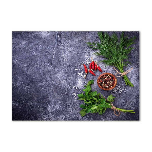 Bild auf Acrylglas Kräuter und Gewürze