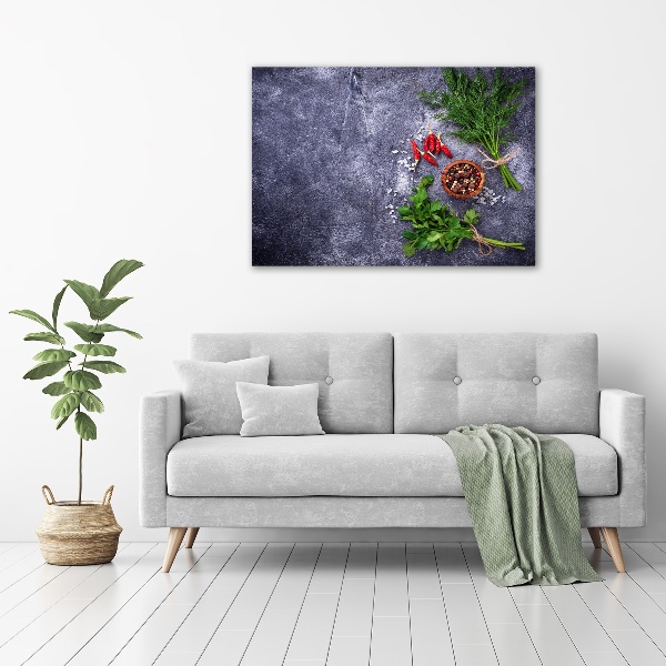 Bild auf Acrylglas Kräuter und Gewürze