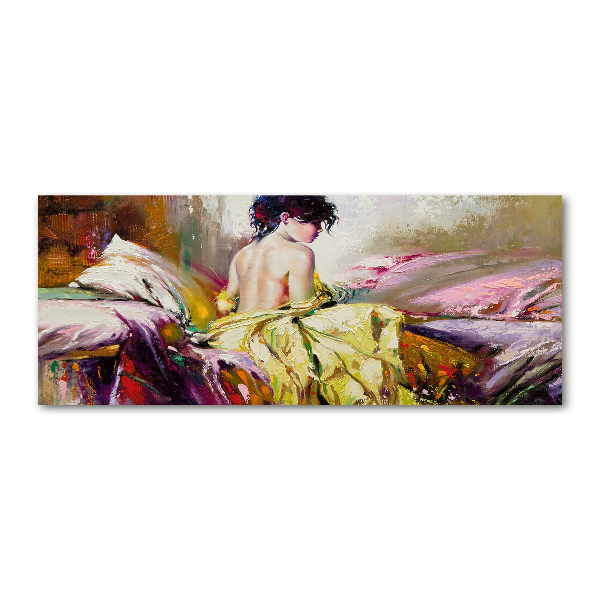 Foto auf Acryl Halbnackte Frau