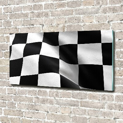 Acrylbild Fotodruck Zielflagge