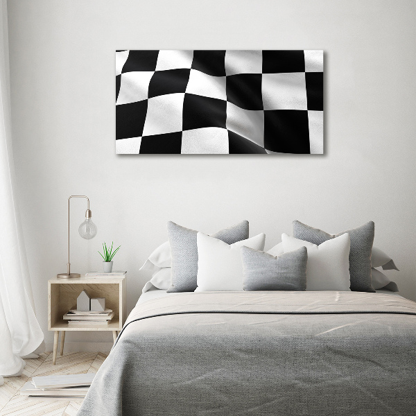 Acrylbild Fotodruck Zielflagge