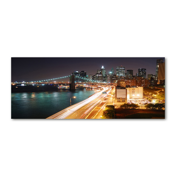 Foto auf Acryl New York bei Nacht