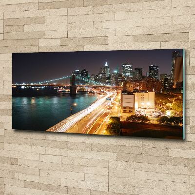 Foto auf Acryl New York bei Nacht