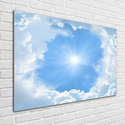 Bild auf Acrylglas Wolken am Himmel