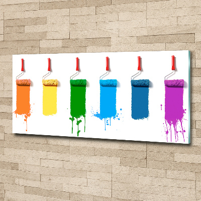 Acrylglas-Druck Farbrollen