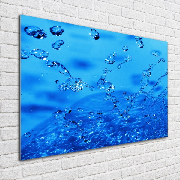 Acrylbild Fotodruck Wassertropfen