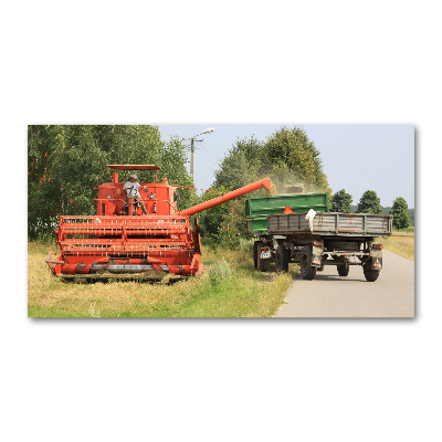 Acrylglas-Druck Mähdrescher