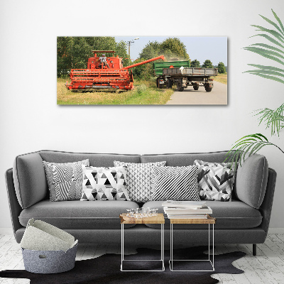 Acrylglas-Druck Mähdrescher