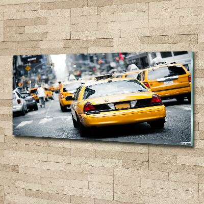Foto auf Acryl New Yorker Taxis