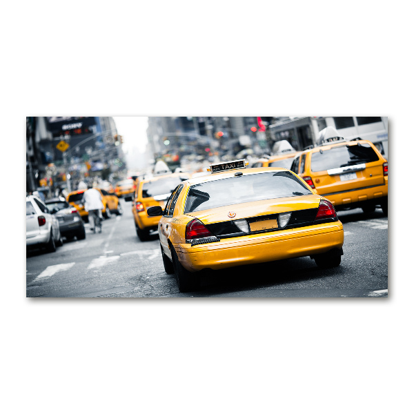 Foto auf Acryl New Yorker Taxis