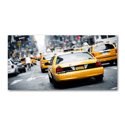 Foto auf Acryl New Yorker Taxis