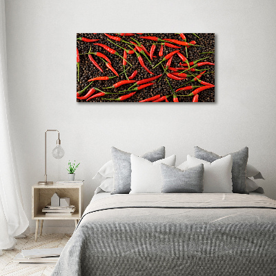 Acrylbild Fotodruck Chilischoten