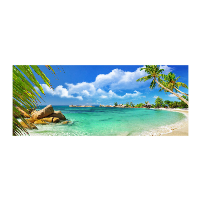 Foto auf Acryl Strand der Seychellen