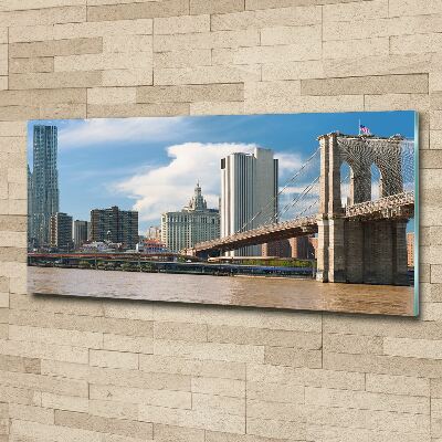 Bild auf Acrylglas Brooklyn Bridge