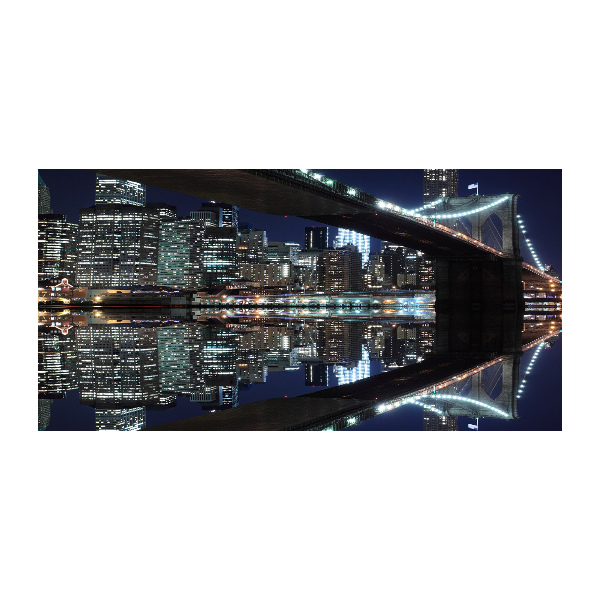 Acrylbild Fotodruck Brooklyn Bridge