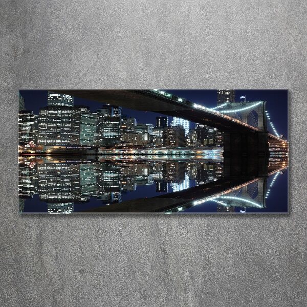 Acrylbild Fotodruck Brooklyn Bridge