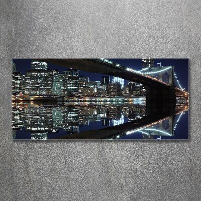 Acrylbild Fotodruck Brooklyn Bridge