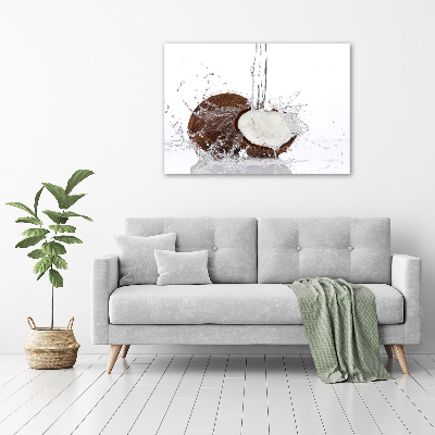 Acrylbild Fotodruck Kokosnuss