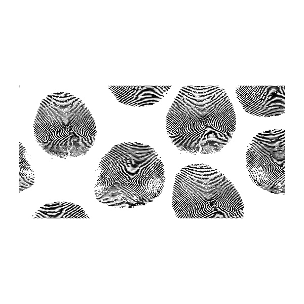 Acrylglas-Druck Fingerabdrücke