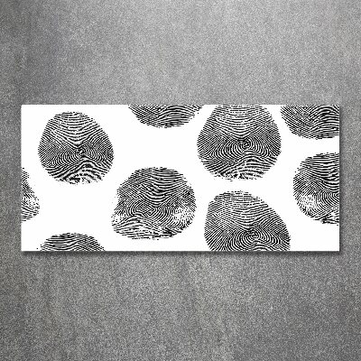 Acrylglas-Druck Fingerabdrücke