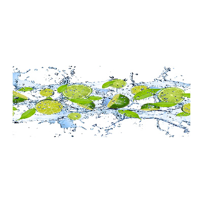 Acrylglas-Druck Limetten und Wasser