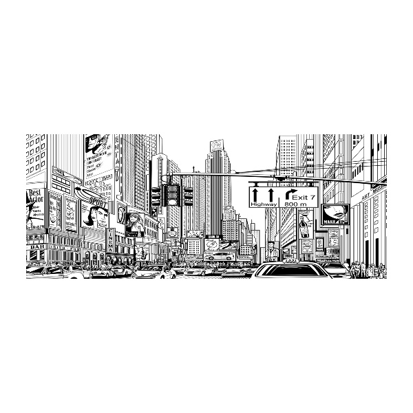Bild auf Acrylglas Straßen von New York