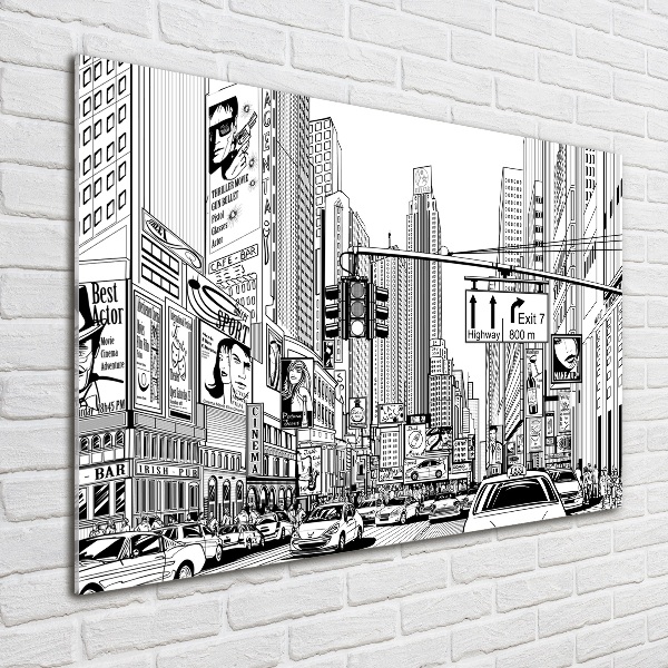 Bild auf Acrylglas Straßen von New York