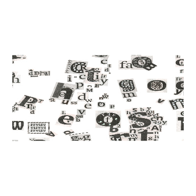 Acrylbild Fotodruck Leserbriefe aus einer Zeitung