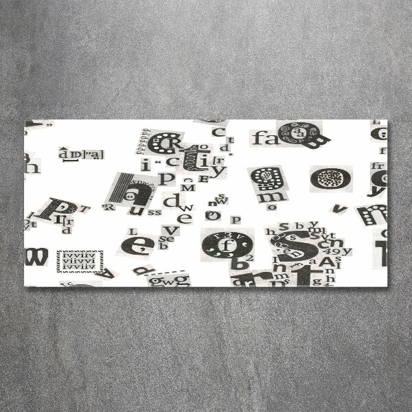 Acrylbild Fotodruck Leserbriefe aus einer Zeitung