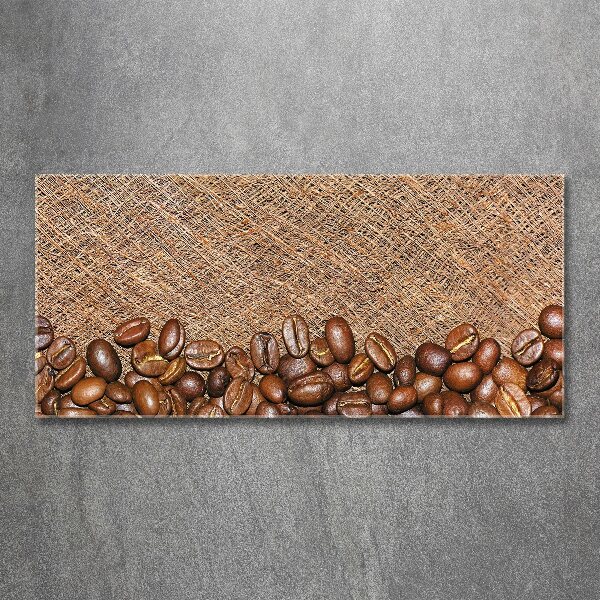Acrylbild Fotodruck Kaffeebohnen