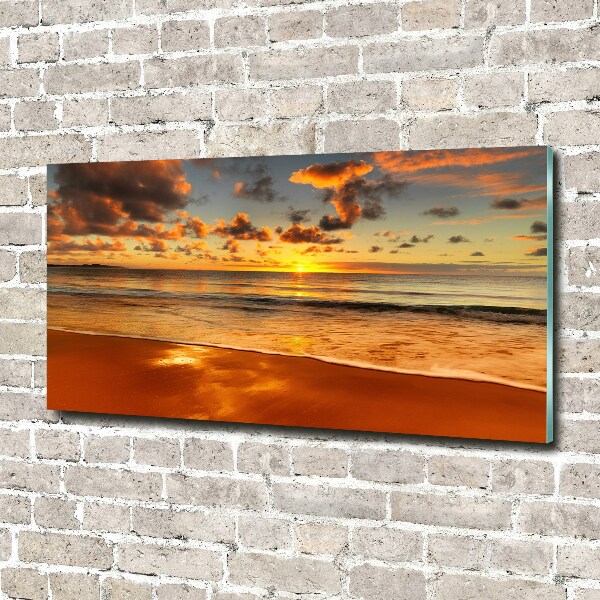 Acrylglas-Druck Sunset Beach