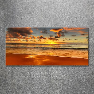 Acrylglas-Druck Sunset Beach