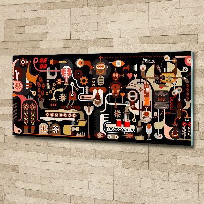 Acrylglas-Druck Kaffeeproduktion