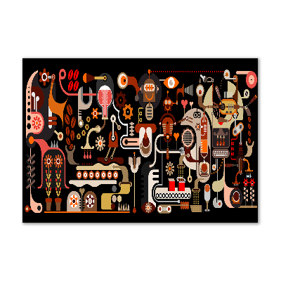 Acrylglas-Druck Kaffeeproduktion