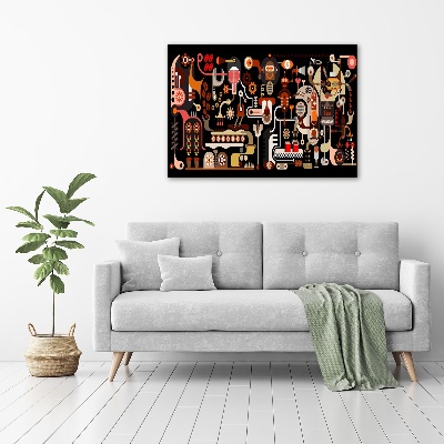 Acrylglas-Druck Kaffeeproduktion