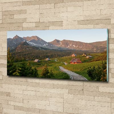 Acrylbild Fotodruck Eine Lichtung in den Tatra-Bergen
