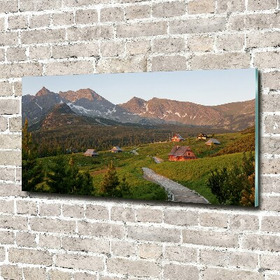 Acrylbild Fotodruck Eine Lichtung in den Tatra-Bergen