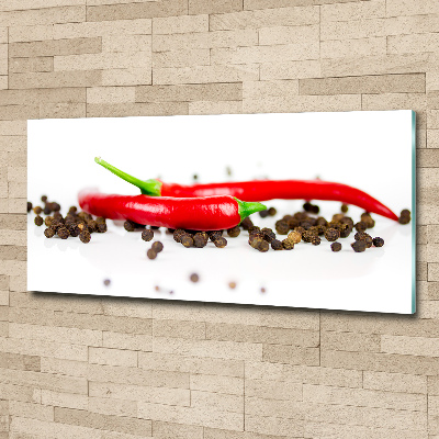 Bild auf Acrylglas Chili und Pfeffer