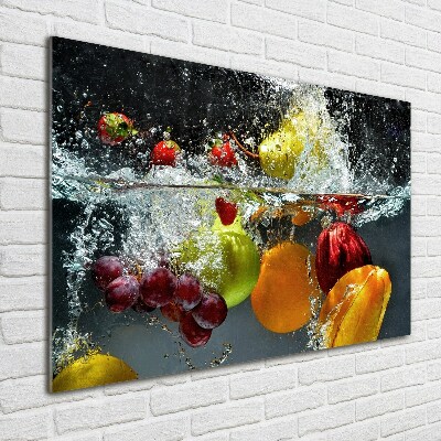 Acrylbild Fotodruck Obst und Gemüse