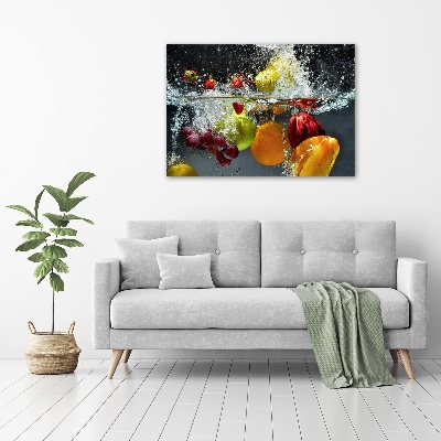 Acrylbild Fotodruck Obst und Gemüse