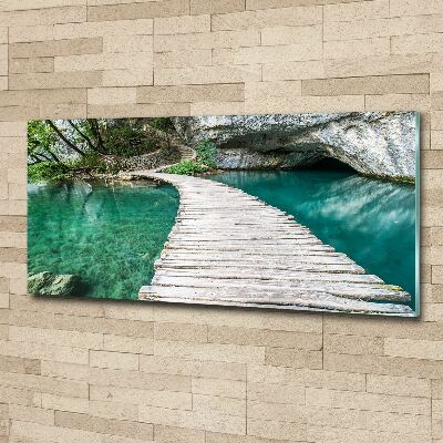 Acrylbild Fotodruck Plitvicer Seen