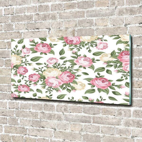 Foto auf Acryl Rosen