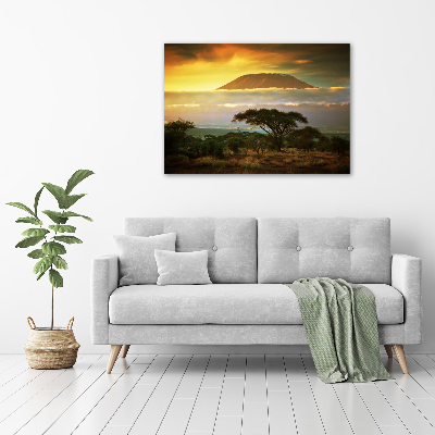 Acrylbild Fotodruck Kilimandscharo, Kenia