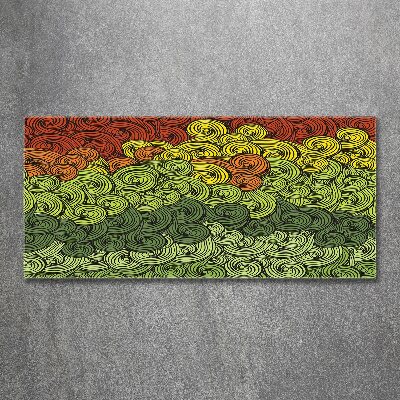 Bild auf Acrylglas Bunte Wellen