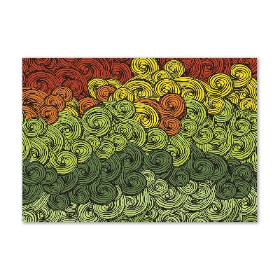 Bild auf Acrylglas Bunte Wellen