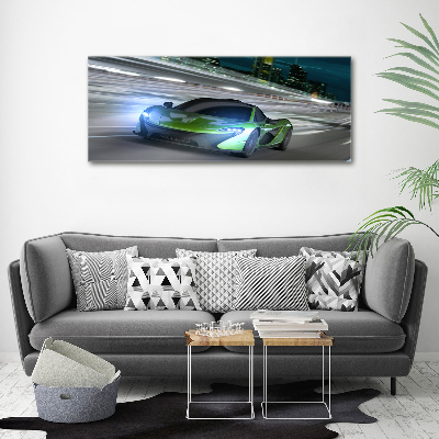 Acrylbild Fotodruck Rennfahrer