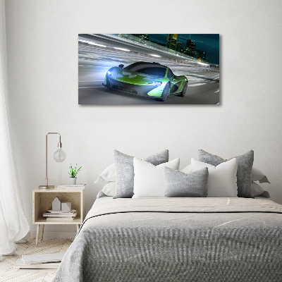 Acrylbild Fotodruck Rennfahrer