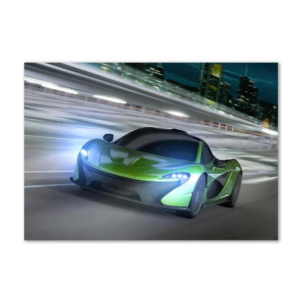 Acrylbild Fotodruck Rennfahrer