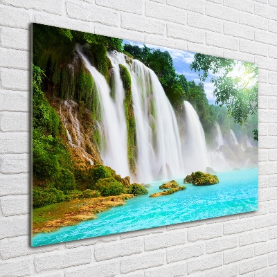 Acrylbild Fotodruck Wasserfall